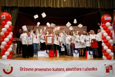 Dani hrvatskog kulinarstva: Proglašeni pobjednici natjecanja učenika i državni prvak u slastičarstvu