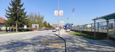 Na dio pomoćnog igrališta stadiona NK Varaždina ide rotor u Zagrebačkoj ulici