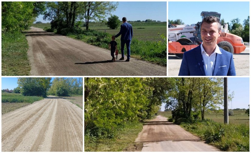 FOTO Prvi u županiji: U općini Petrijanec poljski putevi obnovljeni novom metodom