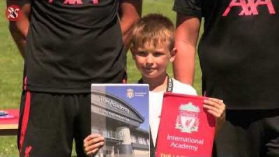 VIDEO Cestica ugostila Liverpoolov kamp za mlade nogometaše