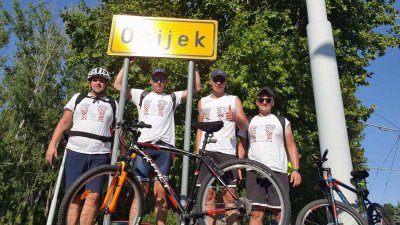 Sportaši iz Maruševca biciklima putuju do Vukovara povodom obilježavanja Dana pobjede