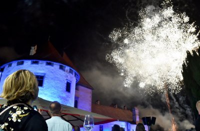 FOTO Vatromet za početak Špancirfesta, sjajno raspoloženje u Vinskom gradu