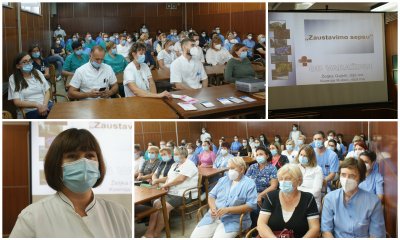 FOTO Svjetski dan sepse u Općoj bolnici Varaždin obilježen edukacijom medicinskih sestara