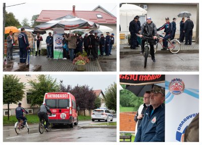 FOTO Kiša ih nije spriječila: Varaždinski branitelji odvozili 8. Biciklijadu Varaždin breg-Vinica
