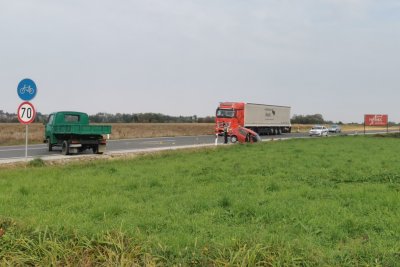 FOTO Prometna nesreća automobila i kamiona u Kaniži kod Ivanca