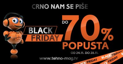 Popusti do 70% - Počeo je Black Friday u TehnoMagu!