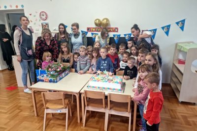FOTO Dječji vrtić „Zibeljko” proslavio 2. rođendan – načelnik Poljak: Najmlađi su u fokusu naše politike