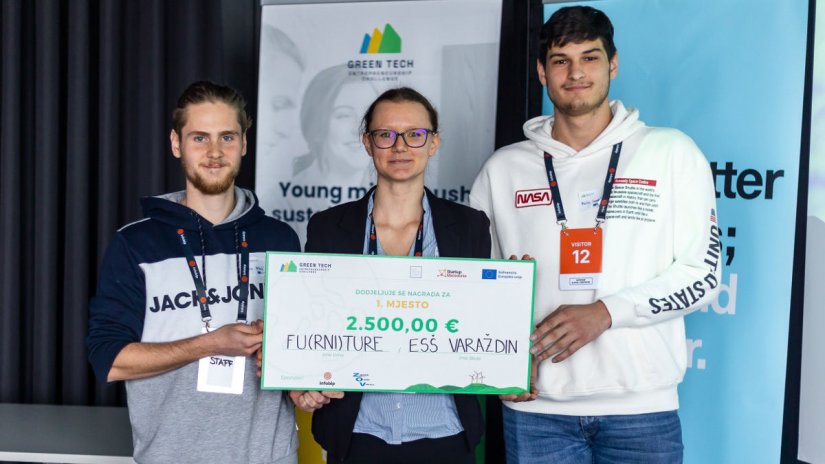 Učenici Elektrostrojarske škole Varaždin uspješni na natjecanju GreenTech Entrepreneurship Challenge