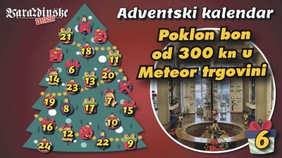 Adventsko darivanje Varaždinskih vijesti: Osvojite poklon bon u Meteor trgovini!
