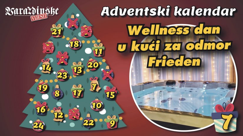 Adventsko darivanje Varaždinskih vijesti: Osvojite Wellness dan u Kući za odmor &quot;Frieden&quot;!