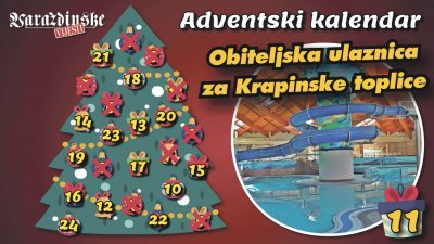Adventsko darivanje: Obiteljsku ulaznicu za Aquae Vivae Krapinske Toplice dobio/la je...