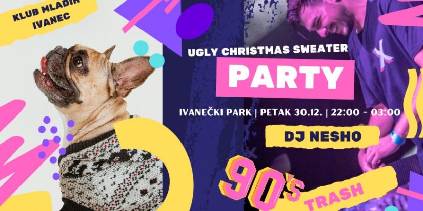 Ugly Christmas Sweater Party u ivanečkom parku uz DJ-a Neshu
