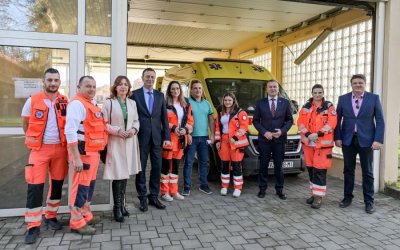 FOTO Župan Stričak i gradonačelnik Bosilj zajedno obišli žurne službe