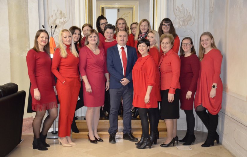 Grad Ludbreg pridružio se kampanji Dan crvenih haljina