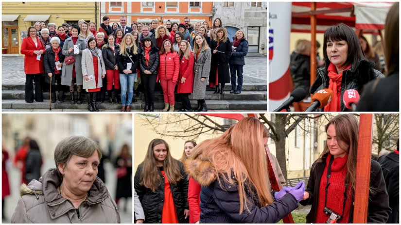 FOTO &quot;Dan crvenih haljina&quot; u Varaždinskoj županiji: Vodite brigu o svojem zdravlju!