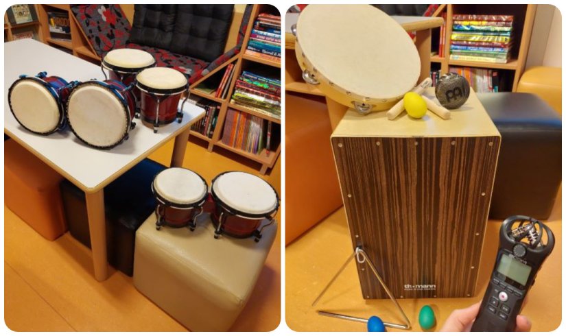 Kako su tri bongo bubnja, Cajon i drugi glazbeni instrumenti završili u novomarofskoj knjižnici?