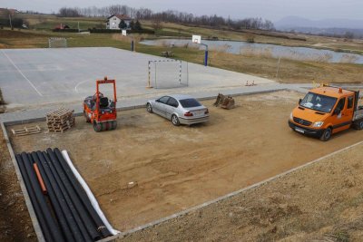 Rekreacijski centar Lančić-Knapić: Gradi se parkiralište, uskoro i tribine sa stotinjak mjesta