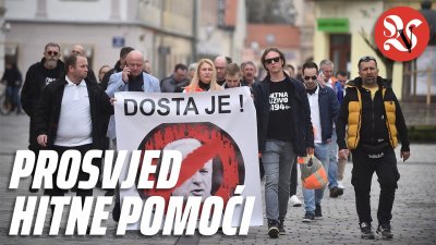 VIDEO Djelatnici Hitne pomoći u Varaždinu prosvjedovali protiv ravnatelja Smoljanca