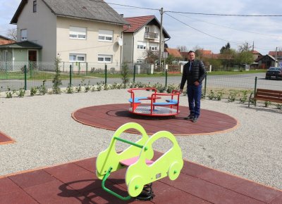 FOTO Mještani Gojanca dobili novo dječje igralište na 800 kvadrata; jedno od najvećih u Varaždinu