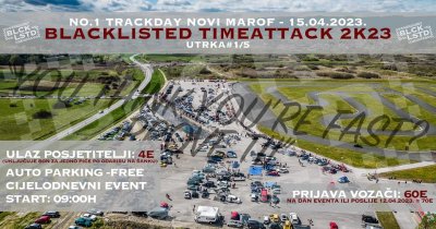 VIDEO TimeAttack 2K23 u Novom Marofu ove subote 15. travnja na stazi Rauš