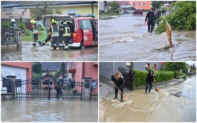 FOTO, VIDEO Teška situacija na području općine Vinica, poplavljene ceste i stambeni objekti