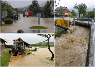FOTO Nezapamćene poplave na području Ivanca: aktiviralo se desetak novih klizišta, odroni...