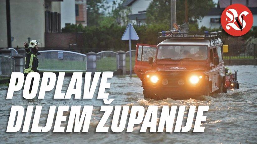 Obilne ki&scaron;e izazvale poplave diljem županije