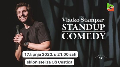 U Cesticu stiže Vlatko Štampar, ponajbolji komičar na ovim prostorima - osim u Mađarskoj