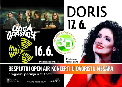Glazbeni spektakl u Nedelišću: ovog vikenda nastupaju Doris Dragović i Opća Opasnost