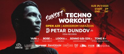 Najbolje od elektronske glazbe na Sunset Techno Workoutu, headliner - Petar Dundov