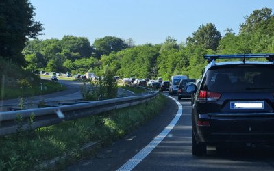 FOTO Zbog prometnih nesreća otežano se odvija promet na autocesti A4 kod Varaždinskih Toplica