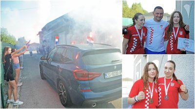 FOTO Lorena Horvat, Lana Skupnjak i Robert Herić dobili vatren doček u Bartolovcu