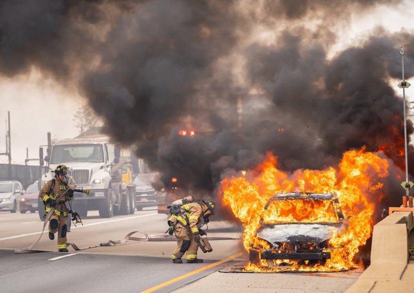 Bednja: Popravljao auto kada se zapalio motor, požar gasili vatrogasci