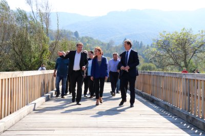 Otvoren obnovljeni most Putine na rijeci Bednji