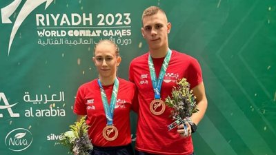 Tajana Koščak i Patrik Grđan osvojili bronce na World Combat Games u Riyadhu