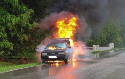 Zapalili se osobni automobili na autocesti kod Ljubešćice i Varaždinskih Toplica