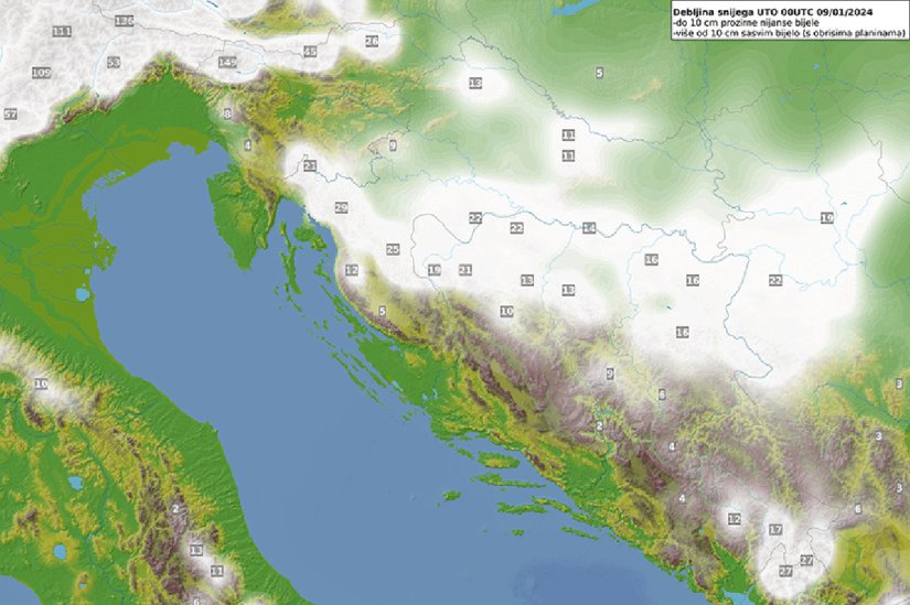 Stiže, konačno, prvi ovogodišnji snijeg