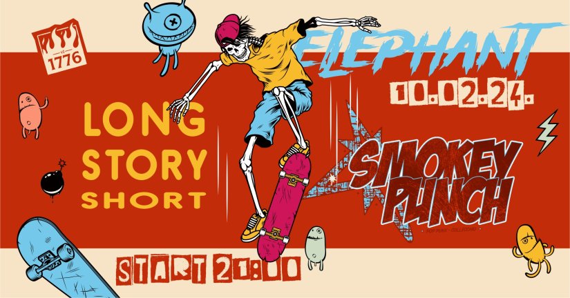 UDRUGA VŽ1776 U Elephant dovodi talijanski pop-punk bend Smokey Punch