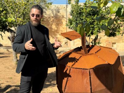 Varaždinski kipar Nikola Vudrag izlaže na prvom Malteškom bijenalu