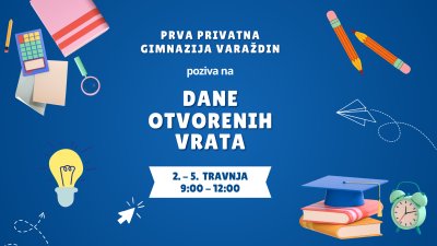 Dani otvorenih vrata i proljetne radionice u Prvoj privatnoj gimnaziji Varaždin