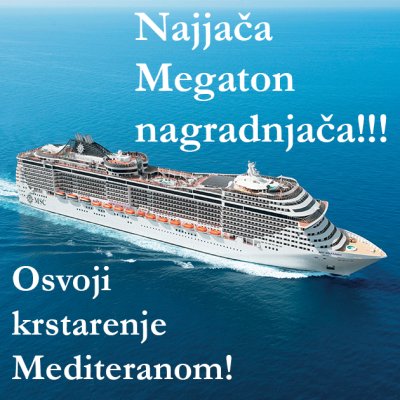 Radio Megaton daruje krstarenje Mediteranom za dvije osobe!