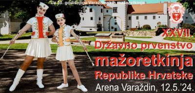 Tisuću hrvatskih mažoretkinja u Varaždinu ovog vikenda