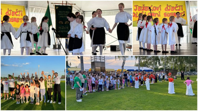 FOTO Spoj plesa i igre u Beretincu: Održani 7. Ježekovi dječji folklorni susreti