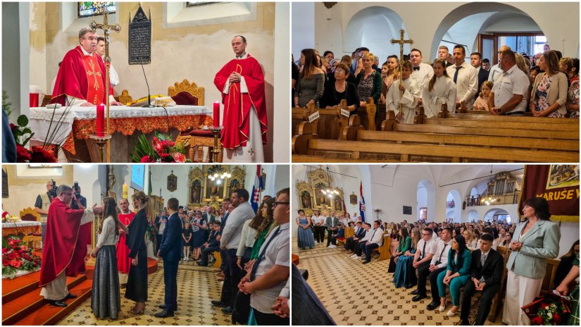 FOTO Mladi iz Maruševca primili sakrament Svete potvrde