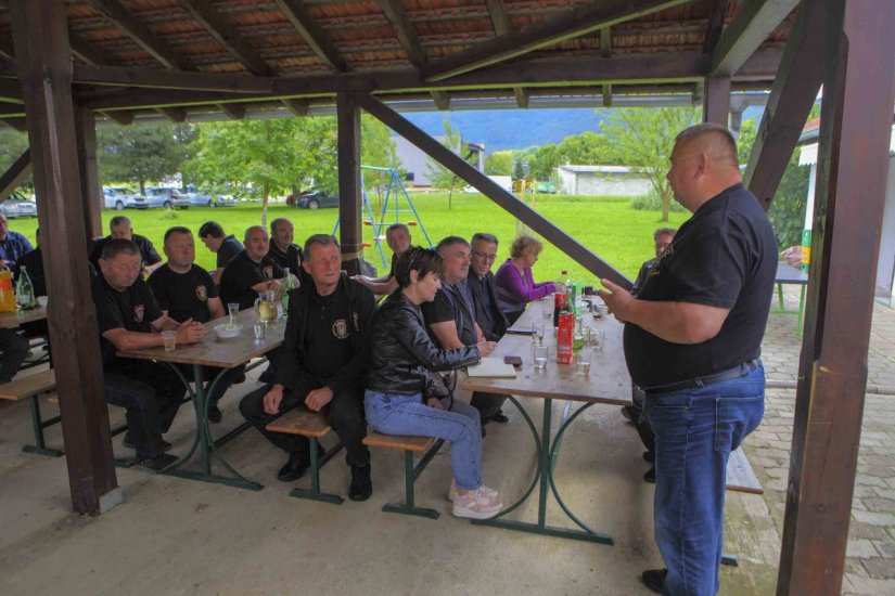 Na Ribičkom domu Ivanec održano druženje pripadnika 2. ivanečke bojne 104. brigade HV