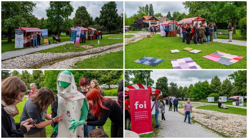 FOTO Studenti i djelatnici tri varaždinska fakulteta obilježili Svjetski dan zaštite okoliša