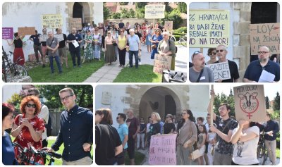 FOTO Sudionici &quot;Varaždina za slobodu&quot;: tjelesna autonomija je sloboda, a sloboda nema cijenu!