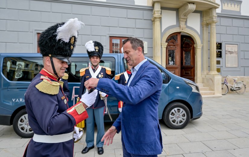 Varaždinska građanska garda dobila novo vozilo i novog zapovjednika - Bojana Hegedića