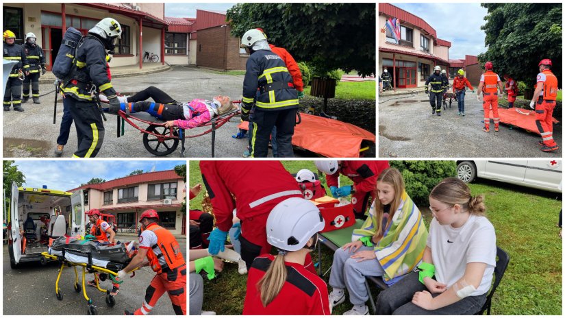 FOTO Civilna zaštita u Vidovcu pokazala je li spremna za potres i požar