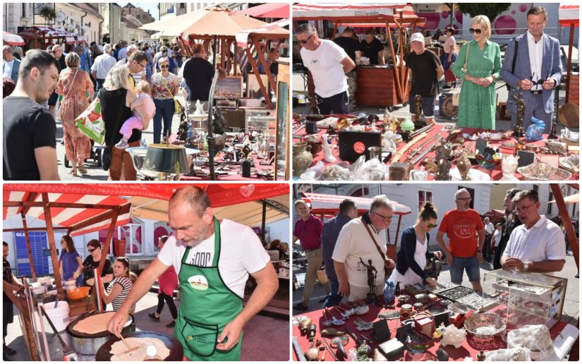 FOTO Drugi ovogodišnji Sajam antikviteta u Ulici Augusta Šenoe u Varaždinu